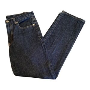 UNIGLO GU Dark Wash Denim Jeans Straight Leg Classic Style‎ Women's